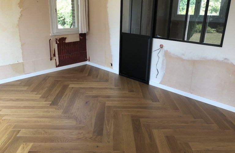 Parquet bâton rompu à Marcq-en-Baroeul