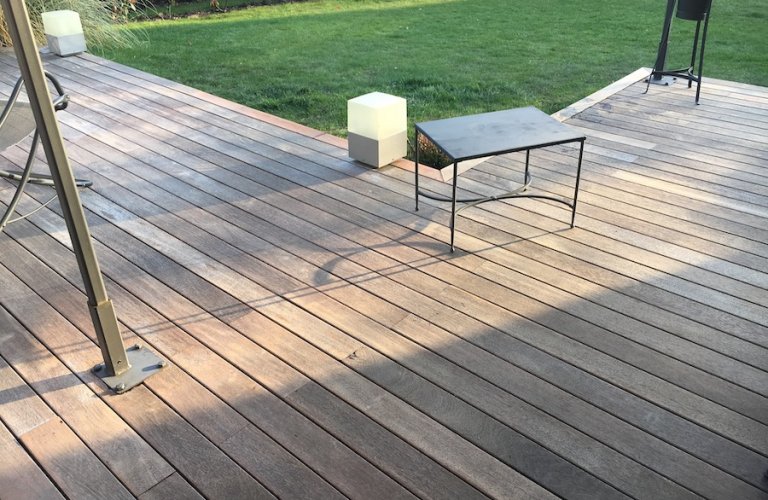 Rénovation d'une terrasse Softline Merbau