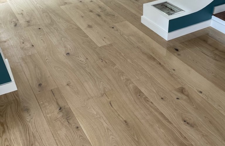 Parquet chêne Vanille huilé bois brut