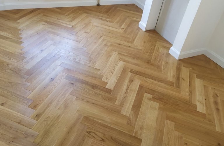 Parquet Bâton rompu huilé naturel - Lomme