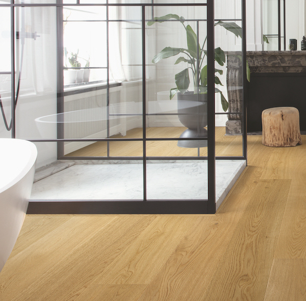 Parquet contrecollé pour salle de bain