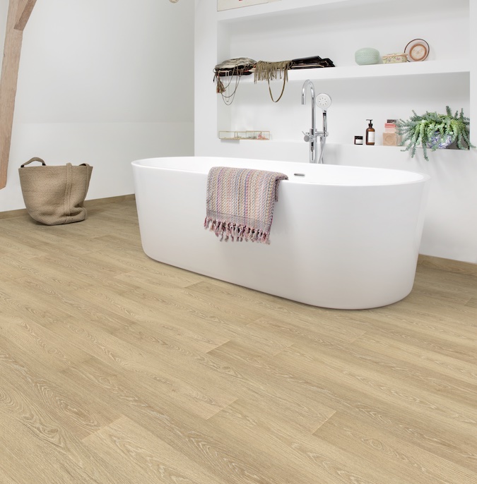 Sol vinyle pour salle de bain