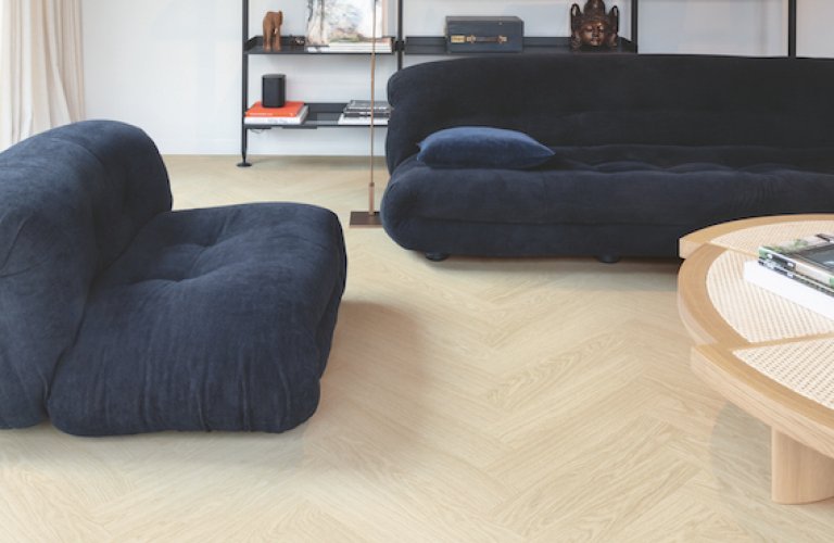 Parquet Vinyle Clipsable Chêne Polaire Pur