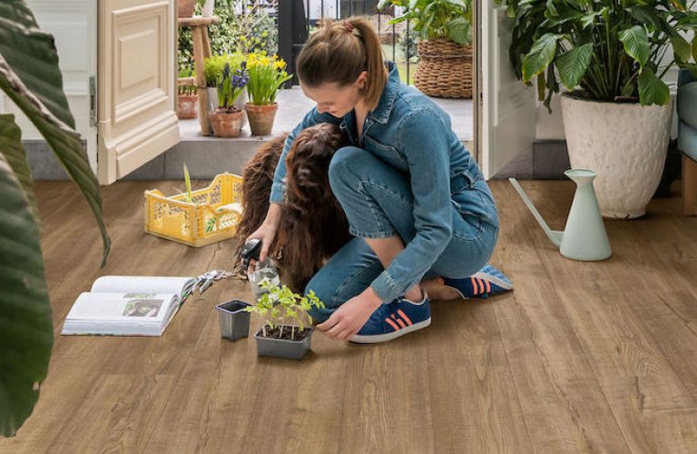 Stratifiés Impressive Chêne Aspect Vieilli Gris Brun