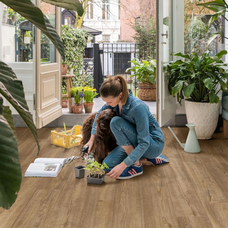 Impressive Chêne Aspect Vieilli Gris Brun