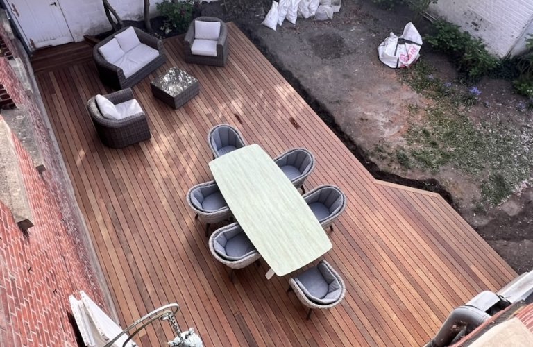 TERRASSE EN BOIS EXOTIQUE IPÉ – VALENCIENNES